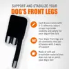 1PC Metal Strips Dog Front Leg Brace Reflective Strips Non-Slip Joint Support Breathable Adjustable Straps Knee Brace 3