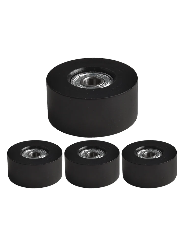 4pcs Rowing Machine Seats Wheel 45x21x8mm Seat Cushion Limit Wheel For Rowing Machine Fitness Equipment Accessories