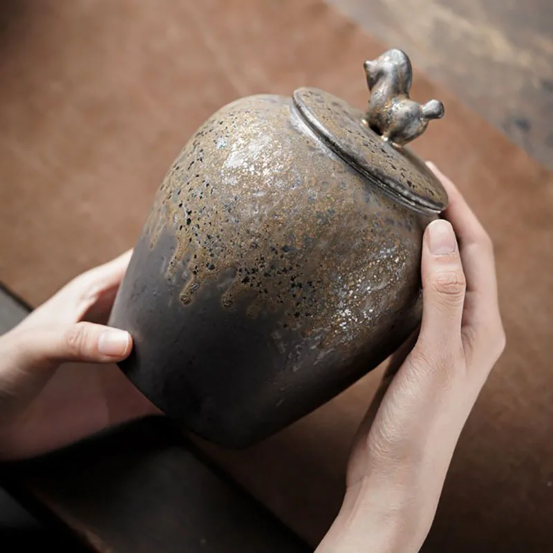 

Ceramics Pet Ashes Box Cremation Urn Hamster Pet Ashes Containers Critters Coffin for Small Pet Memorial Items for Passed Dog