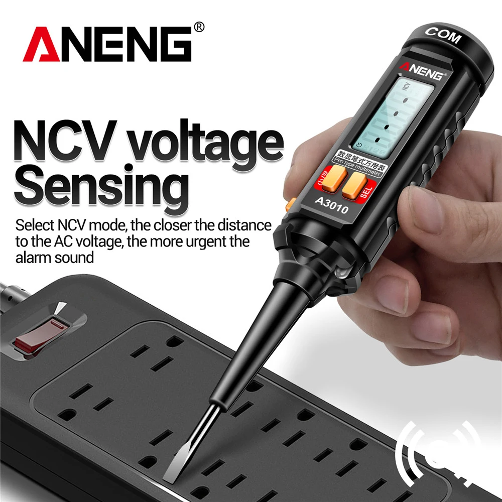 Aneng A3010 4000 Conteggi Multimetro A Penna True-Rms Retroilluminazione Multi Meter Digital Auto Range Tester Lcd Strumenti Per Elettricisti