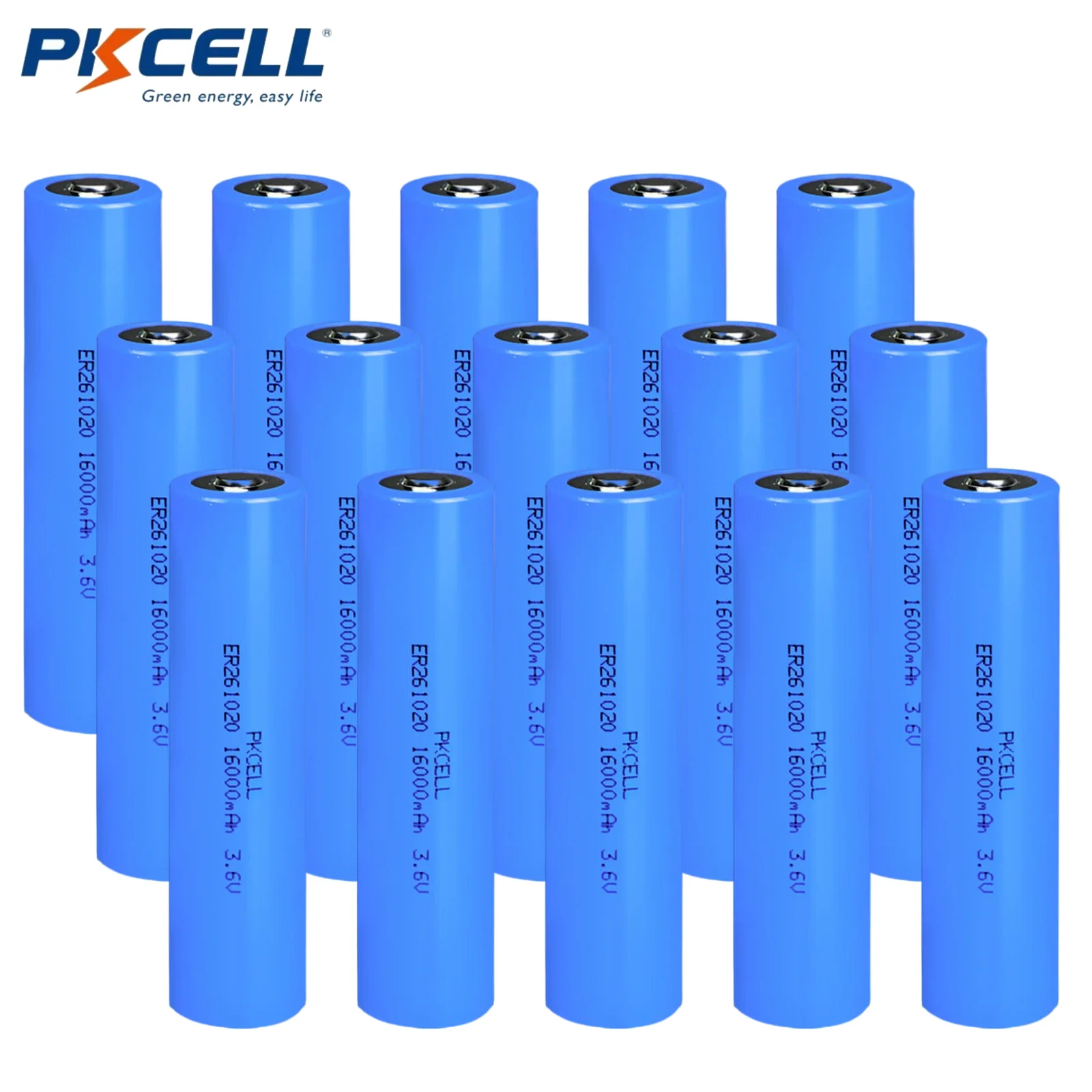 15Pack ER 261020 16000mAh 3.6V Li-SOCl2 Battery Double C Non-rechargeable Lithium Batteries for Horizontal Drilling Transmitter lithium battery disposable battery