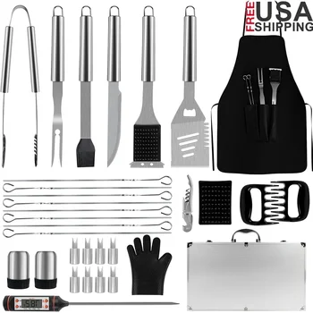 32Pcs Stainless Steel BBQ Grill Set 1