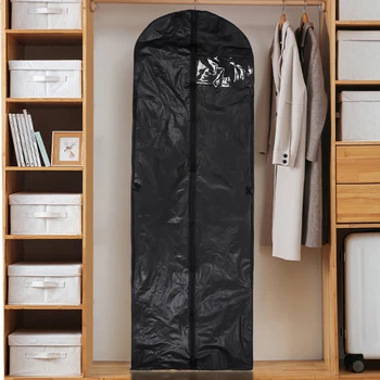 Wedding dress cover dress bag 180 cm suit cover breathable folding carry storage clothes dustproof moisture proof 1