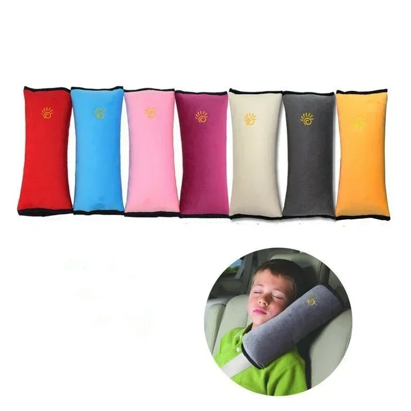 Car Children's Shoulder Protective Cover seat belt covers seat belt protector safety belt shoulder guard car seat belt accessory Car Cartoon Plush Safety Belt Cover Pillow Baby Baby Cute Pillow