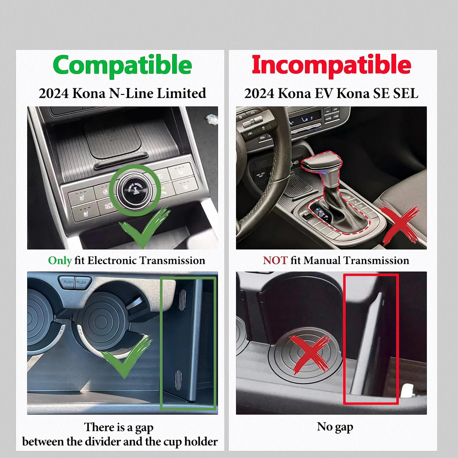 Copri Bracciolo Centrale Per Hyundai Kona II E I (2018-2026) – Morbido, Confortevole E Antigraffio