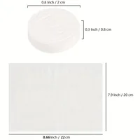 50/100PCS Disposable Facial Cleaning Towel Portable Soft Non Woven Compressed Handkerchief For Travel Camping Hiking 2