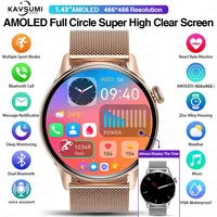 2025 NFC Smart Watch Amoled HD GPS Track Sports Heart Rate Bluetooth Call Waterproof Ladies Women Smartwatch For Huawei Xiaomi 2