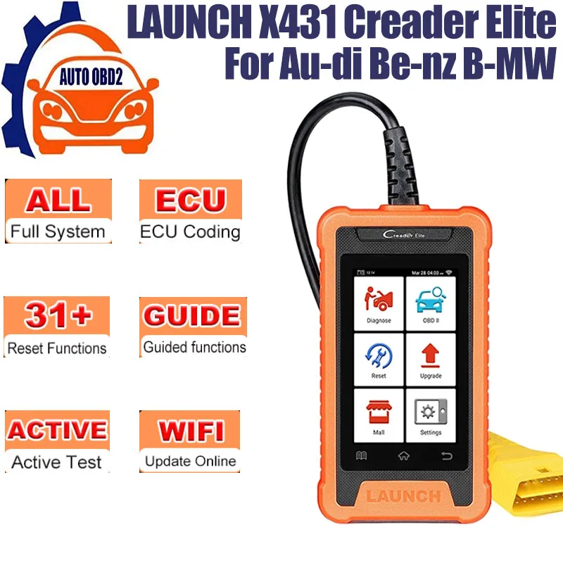 Launch X431 Elite Car Obd2 Diagnostic Tool For Audi For Bmw Automotive