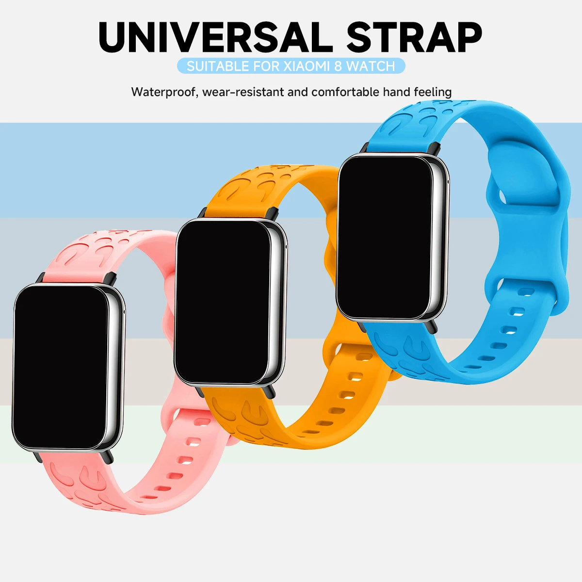 Silicone Leopard Sports Strap Replacement Band - Versatile Fitness Watch Accessory