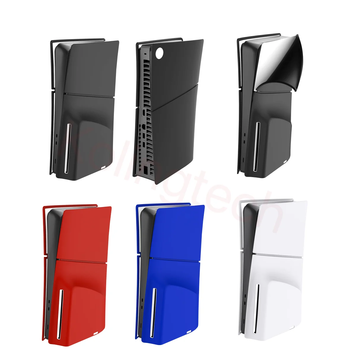 Custodia Protettiva Antigraffio Antigraffio In Silicone Per Sony Playstation 5 Ps5 Slim Disc Version Console