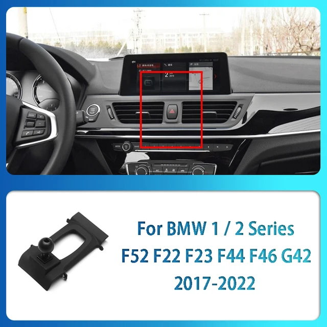 LLKUANG Handyhalterung für BMW 1 2 3 4er GT F20 F21 F22 F23 F30 F31 F32 F33  F34 F35 F36 M2 F87 M3 M4 F80 F82 F82 83 (On. ly Placed Vertikal) (Schwarz)