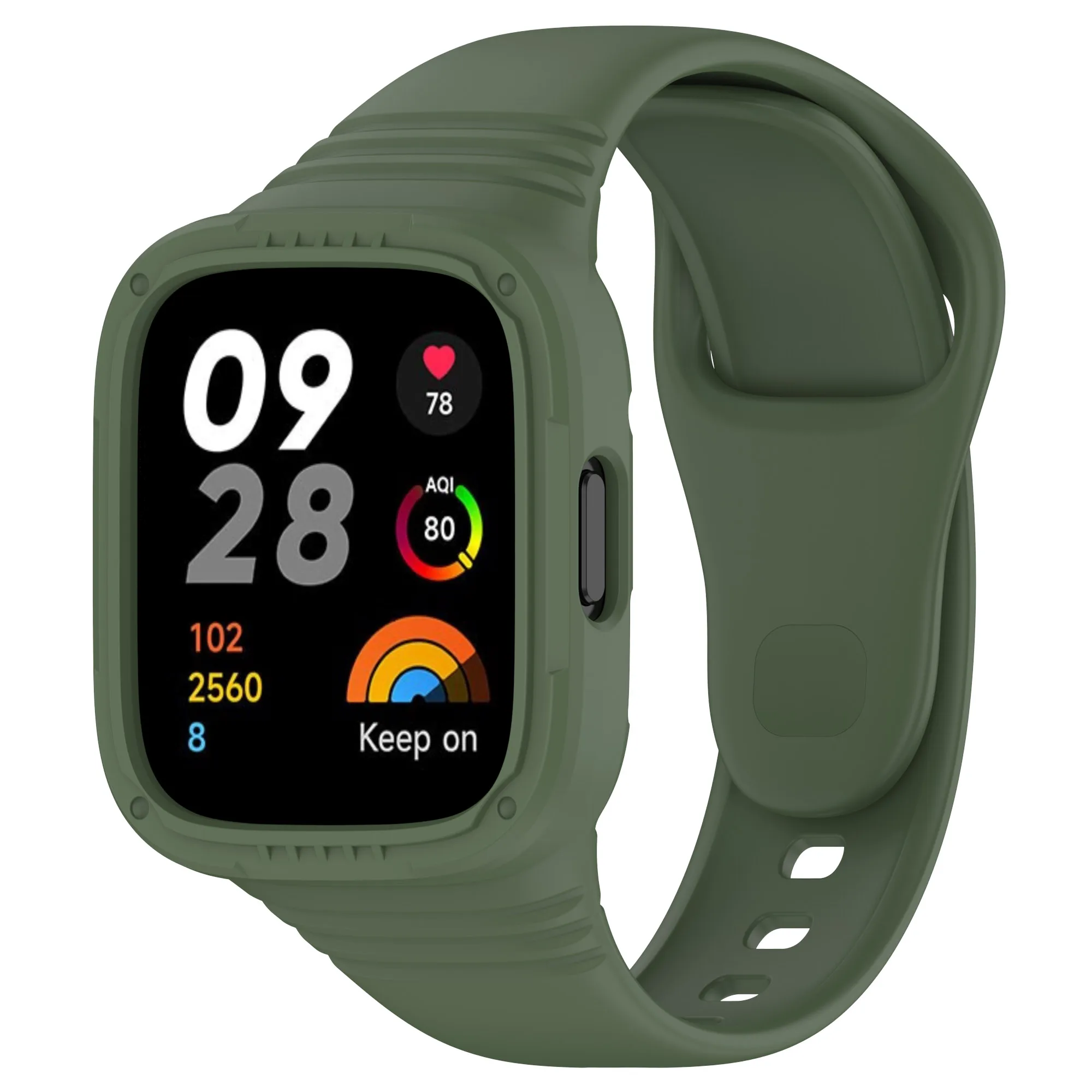 Silicone Strap with Protective Case