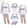 2025 New DIY Add Own Personalized Father Mother Children&Baby Sleepwear Christmas Pajamas Clothes Family Matching Outfits Custom 1