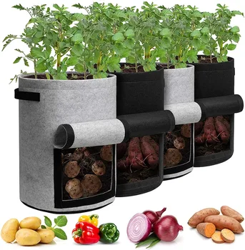 Felt Plant Grow Bags 1