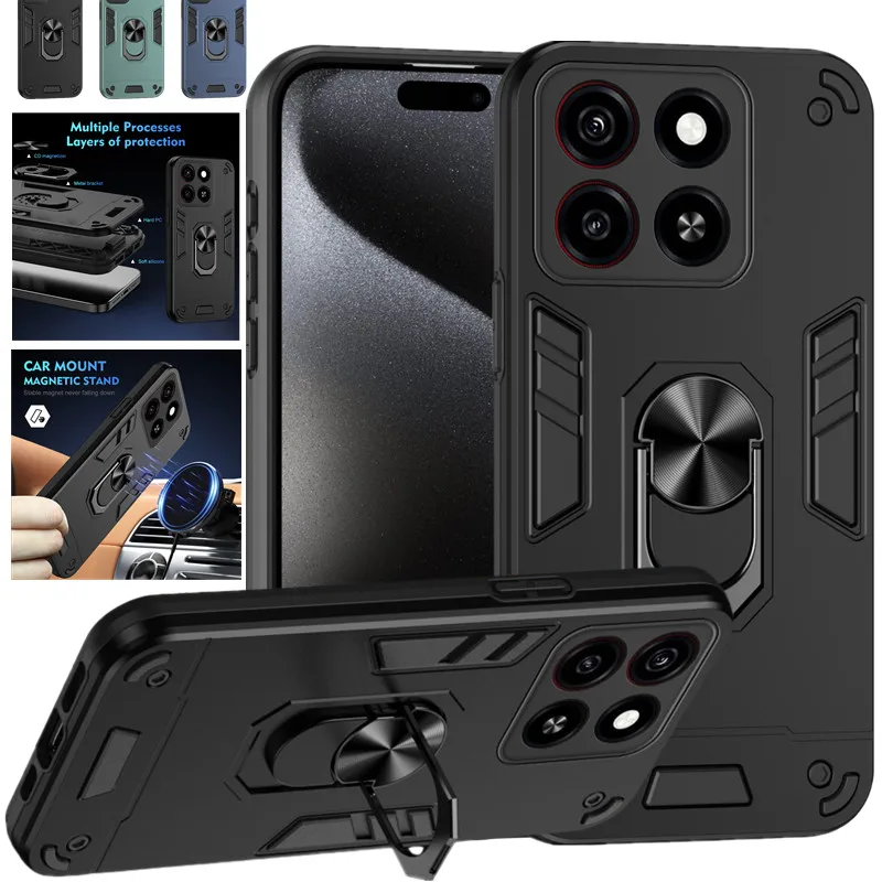 Military Grade Shockproof Case with Ring Stand Holder
