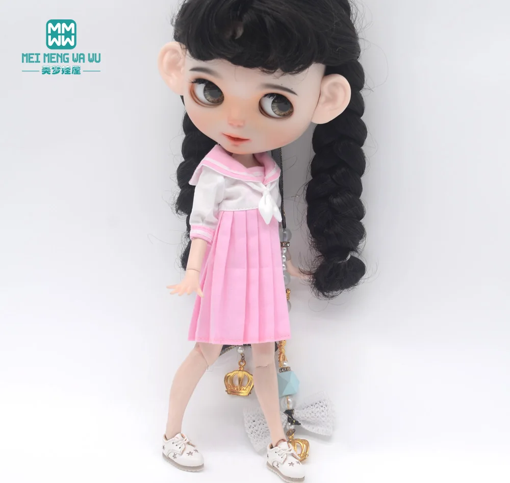 Одежда Blyth школьная форма юбка джинсовая кружевная для Azone OB22 аксессуары кукол |