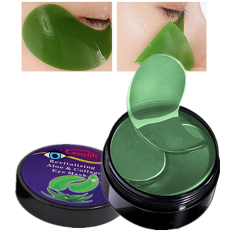 

30 Pairs Aloe Vera Anti-Aging Eye Patches Mask Anti Wrinkles Nourishing Remove Dark Circles Moisturizing Hyaluronic Acid 80g
