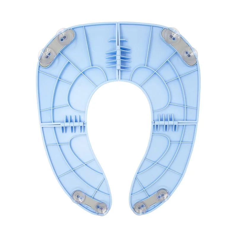 Folding Potty Seat Portable Travel Non-Slip Suction Cups Fits Round Oval Toilets
