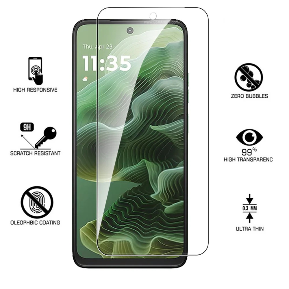 Premium Tempered Glass Screen Protector for Motorola – Enhanced Durability and Clarity, Available in Sets of 1 to 4 Pieces