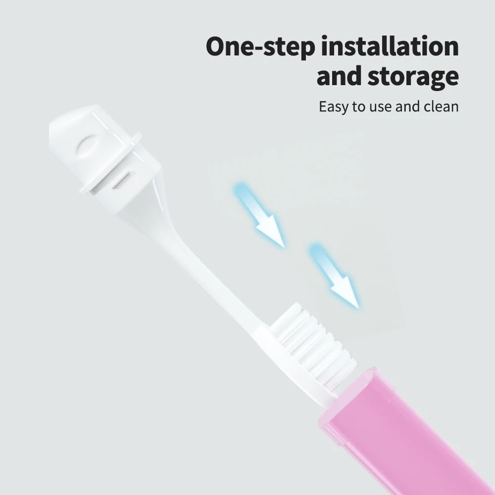 Mini Travel Toothbrush Foldable Portable Small Dental Brush