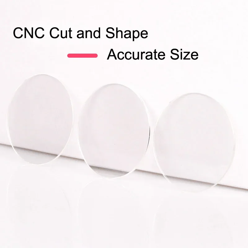 Thickness 1mm Round Watch Crystal 15mm to 45mm Watch Glass Replacement Glasses Lens Flat Mirror Repair Tool Part 2PCS watch glass replacement