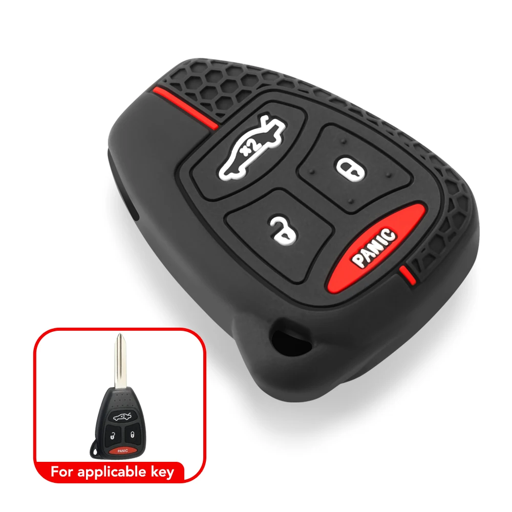 Premium Silicone Car Key Cover and Holder