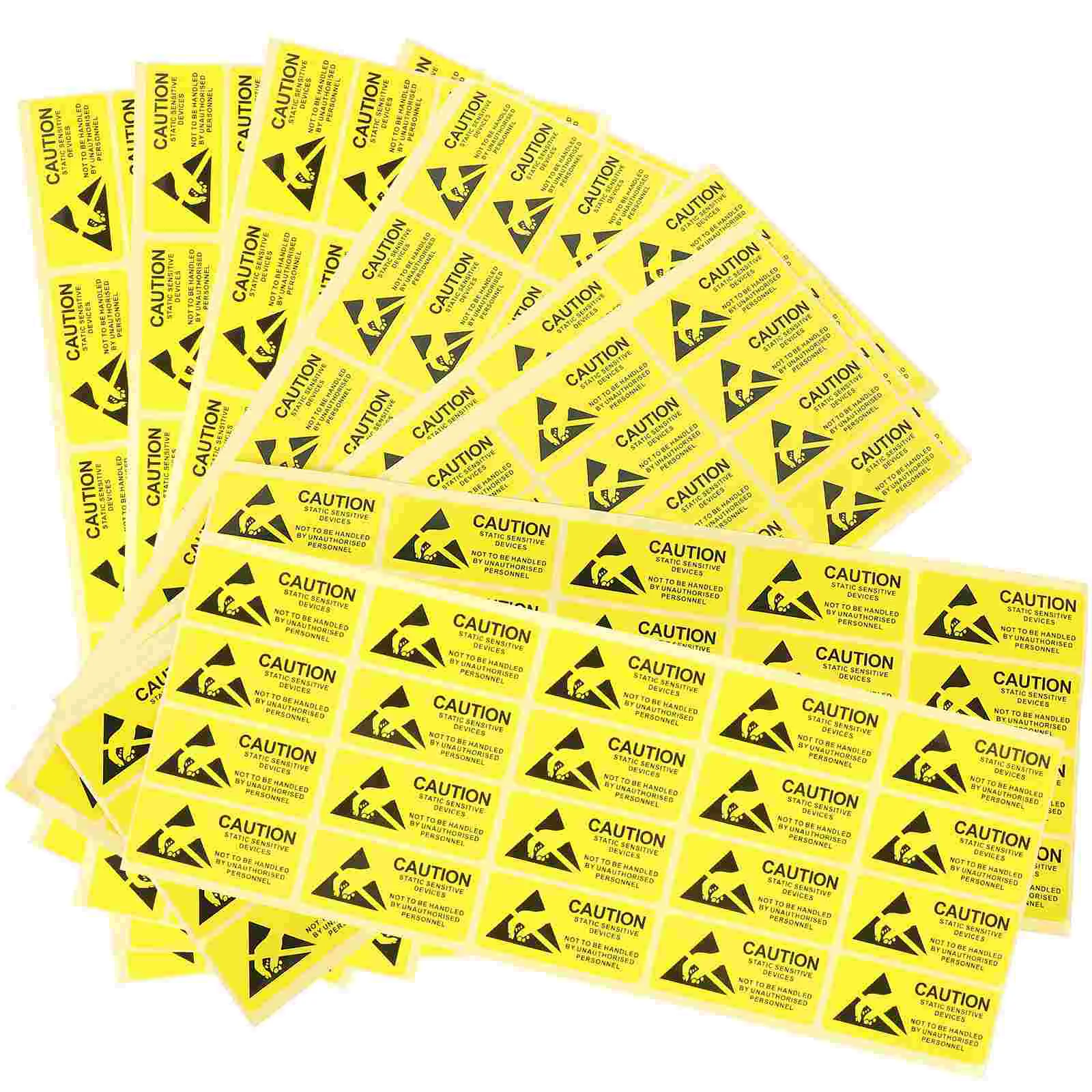 

450 Pcs Labels Warning Sign Wall Sticker Equipment Shop Decals Wallpaper Static Devices Stickers