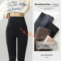 Shark Pants Women's Spring, Fall and Winter High-Waisted Buttocks and Abdominal Seamless Yoga Barbie Pants Padded Bottoms 1