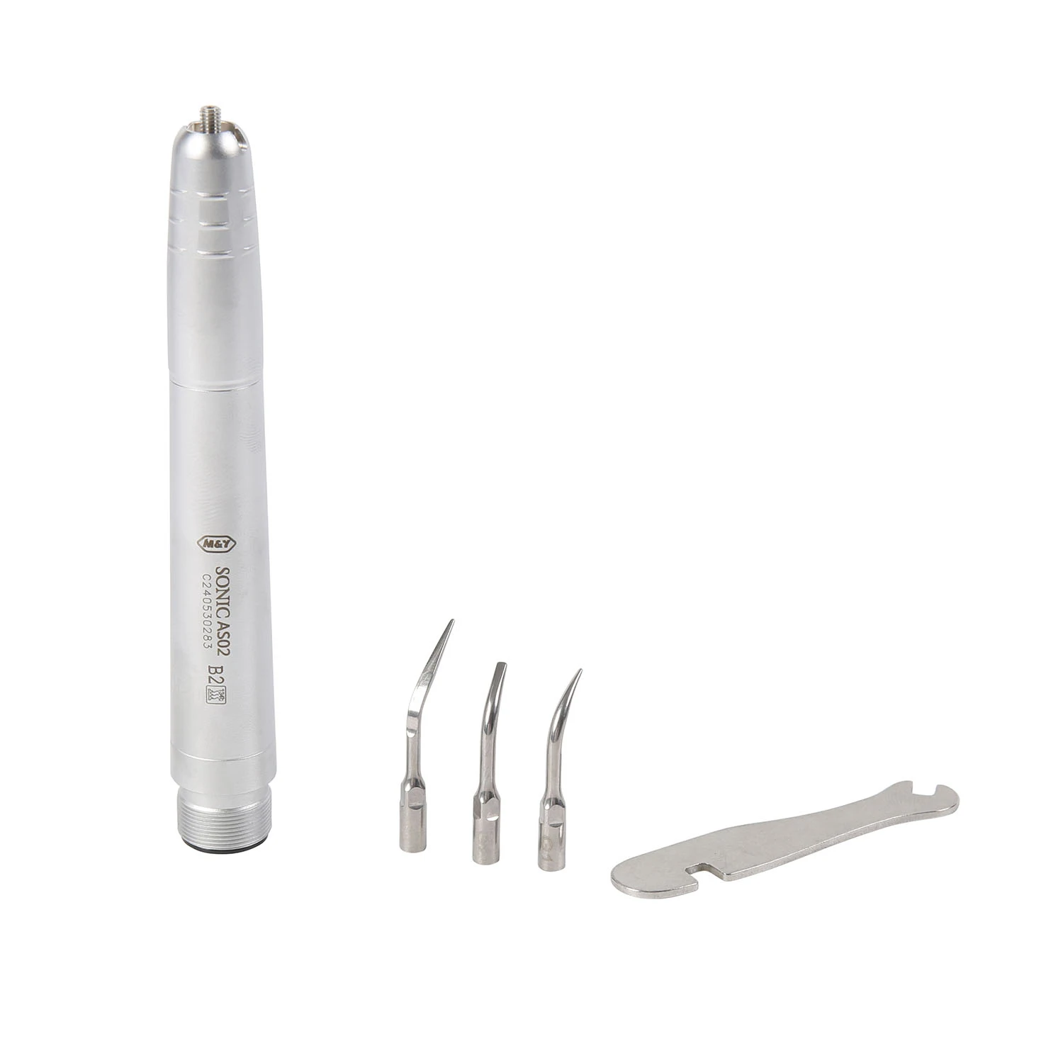 Dentaler Luftscaler Hochwertiger AS2000 Ultraschallscaler Borden Midwest 2-Loch B2 Handstück mit 3 Spitzen G1 G2 G3 Zahnaufhellung