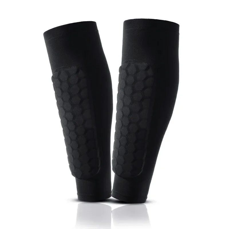 1 Pack Gym Sports Soccer Leg Guards Soccer Honeycomb Crash Leg Calf Sleeve Compression Cycling Guards