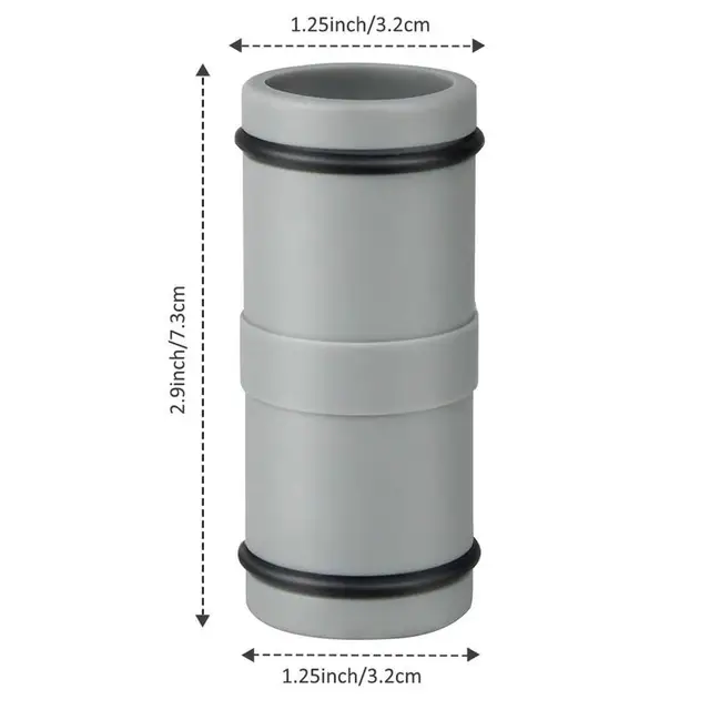 1.25 Hüvelyk T -Ízületi Szűrőszivattyúkert Öntöző Víztömlő Csőcsatlakozók Úszómedence Szivattyúk Egyenes Hosszabbító Ízület Csere - Image 6