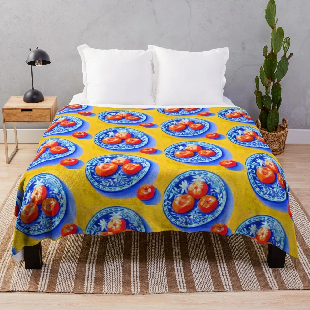 

Mandarins Throw Blanket