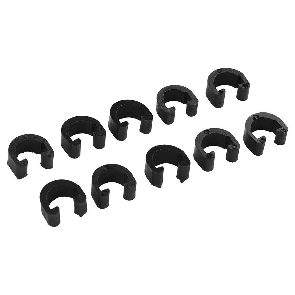 

Brand New C Type Buckles Bicycle Plastic C-shaped Buckles For Fixing Tubes Wire Tube Buckle Bicycle Components