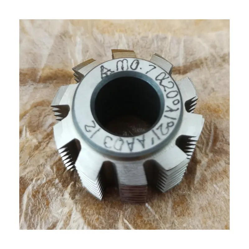 HSS M0.3 M0.4 M0.5 M0.6 M0.7 M0.8 M0.9 M1 M1.25 M1.5 M1.75 M1.9 M2 Module Gear Hob Cutter PA20 degree 8mm and 13mm Hole gear hob cutter