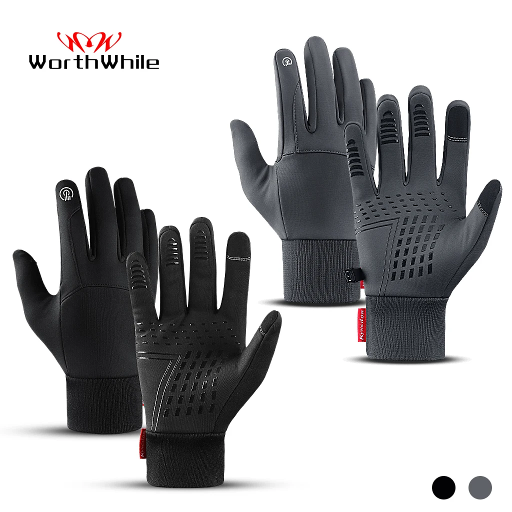 Full Finger Waterproof Gloves Warm Windproof Winter Sports Riding Cycling Ski 