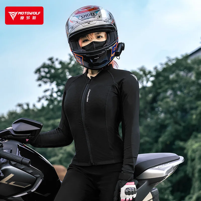 Breathable Motorcycle Armor Jacket Anti Fall Motorcycle Soft Armor Summer Motorbike Riding Protective Jacket For Women