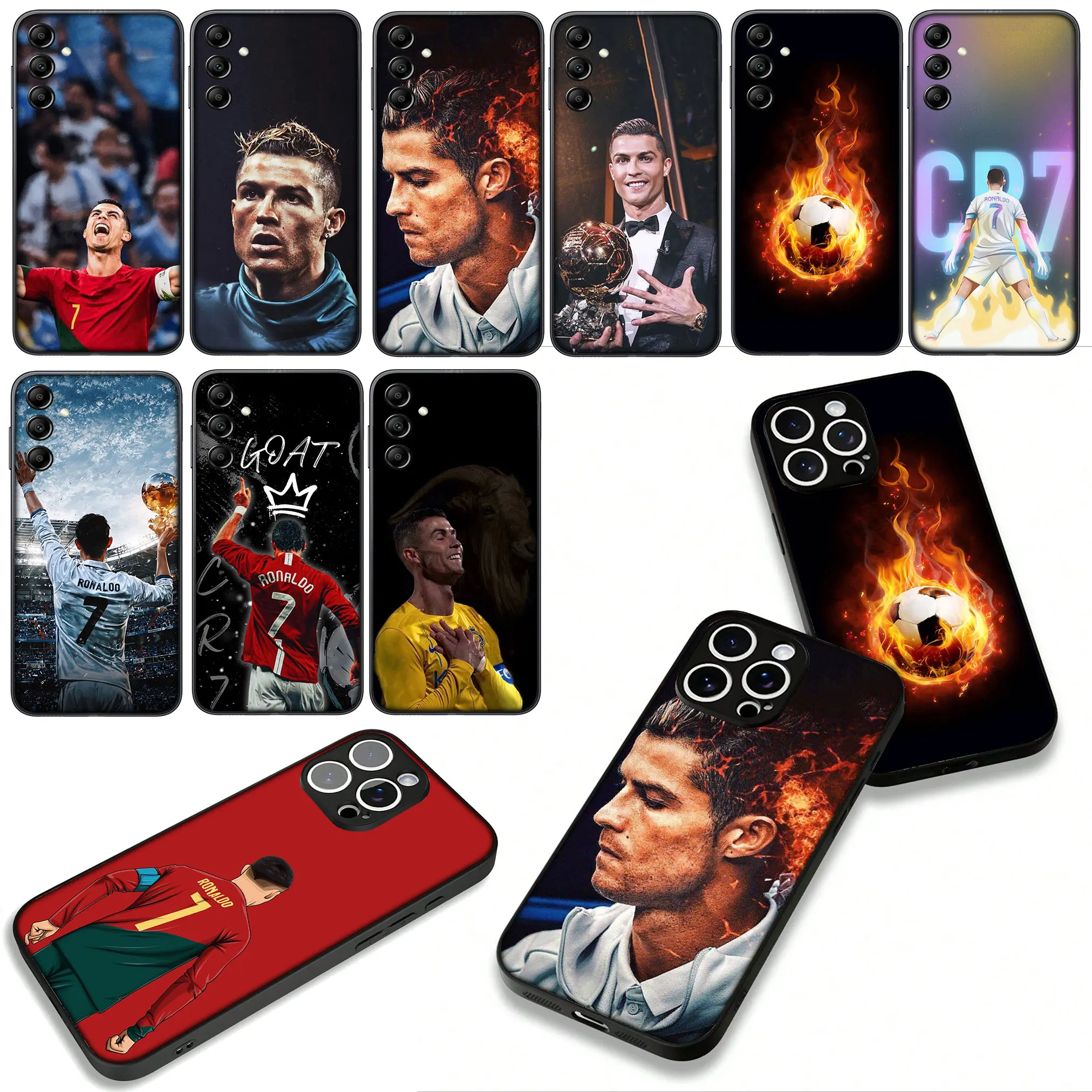 Soccer King CR7S No 7 Football Phone Cover Case