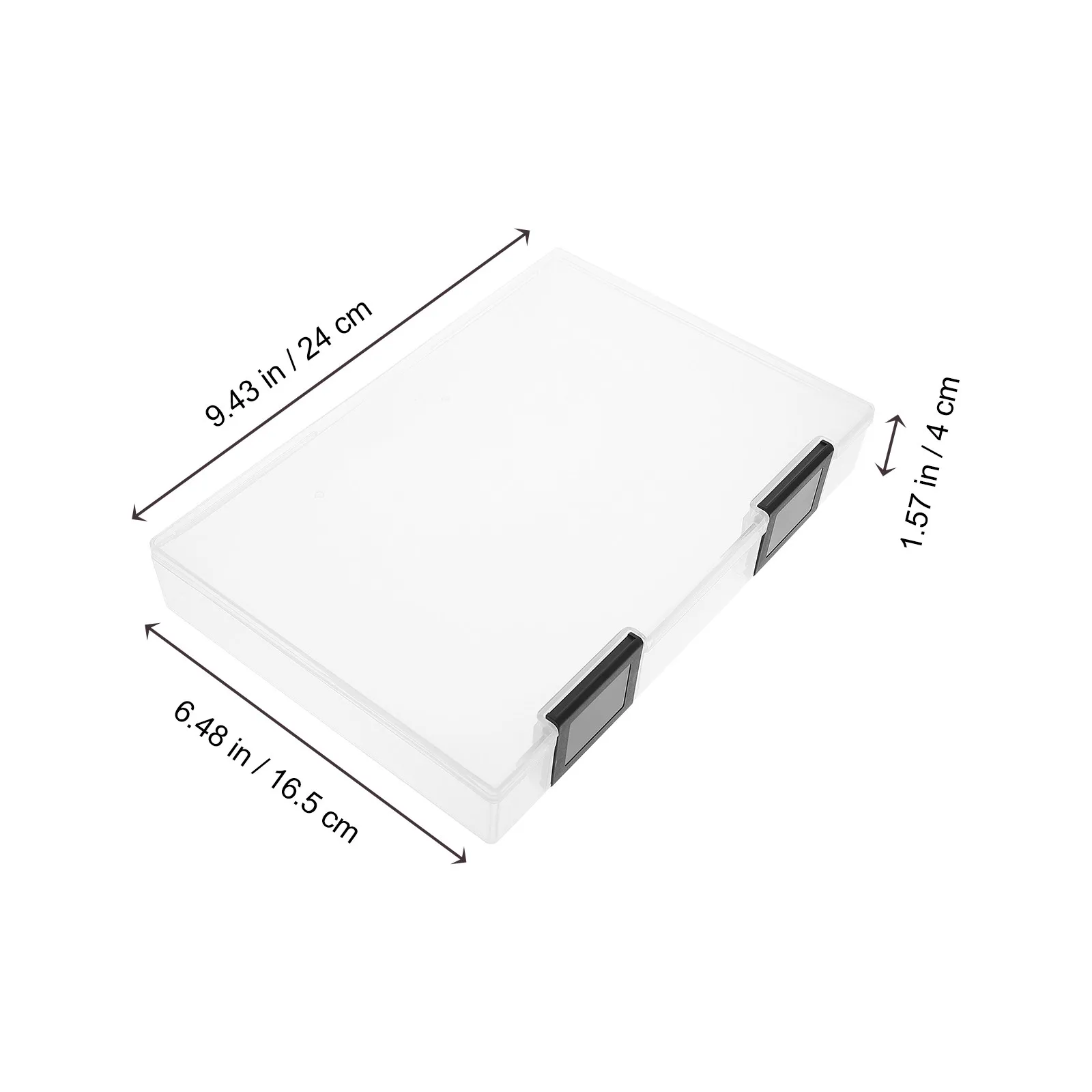 1Pcs A5 파일 보관 상자 고강도 플라스틱 문서 상자 사무실 홈 스터디 파일을 위한 친환경 터프 스토리지 주최자