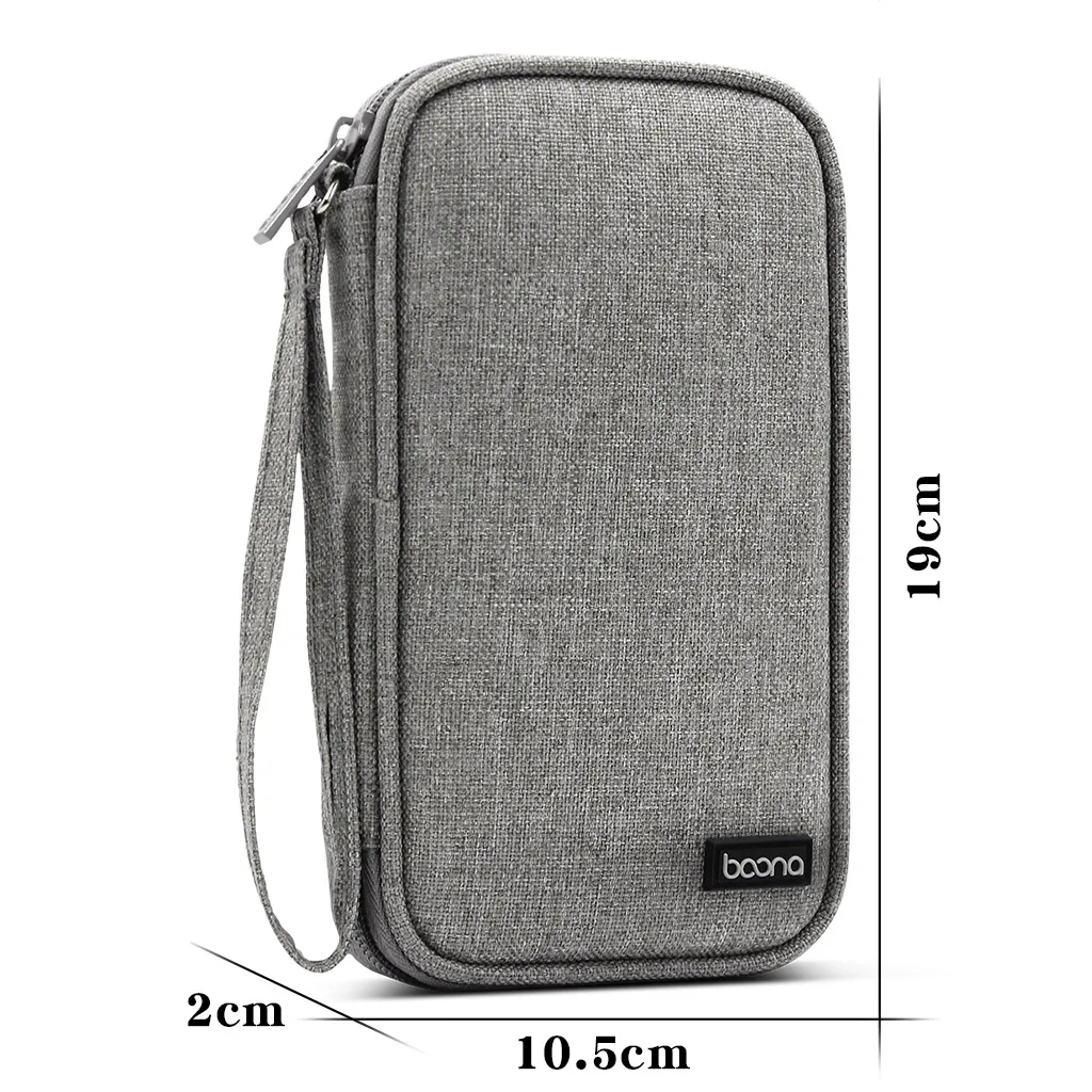 20000 mAh 보조베터리 여행용 운반 케이스, 외부 배터리 코드 용 보호 주최자 가방 모바일 전원 단일 또는 이중