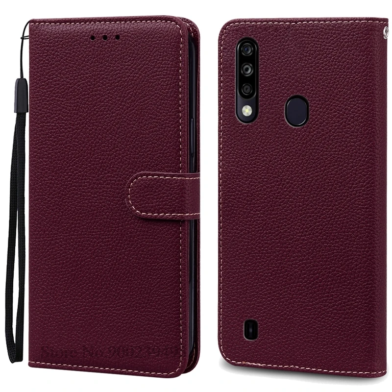Sleek Silicone Wallet Leather Flip Case with Soft TPU Back Cover