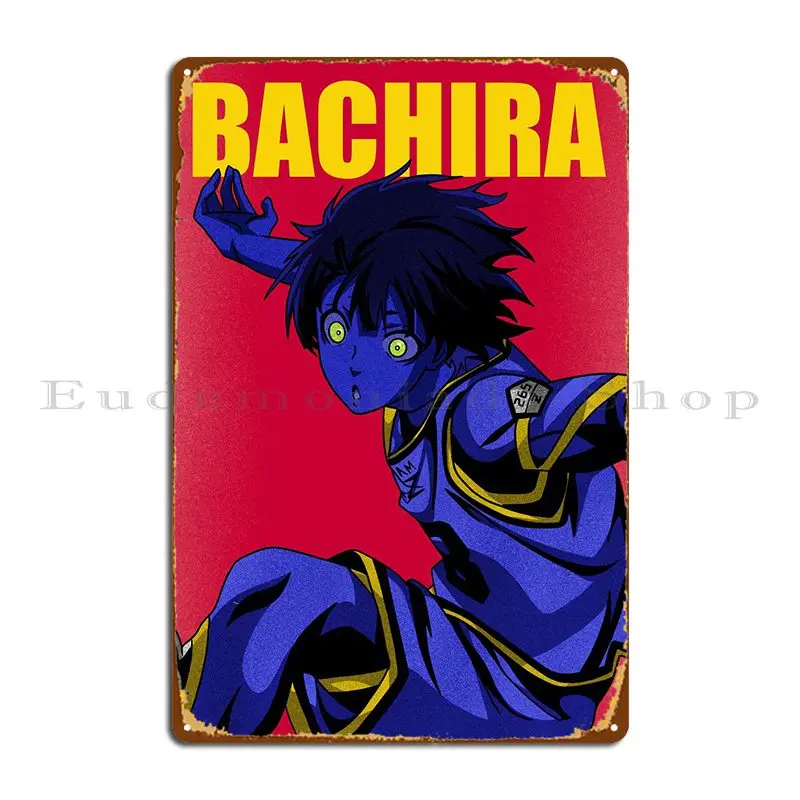 Bachira Megu Blue Lock Metal Sign Party Garage Club Wall Decor Placche Progettazione Tin Sign Poster