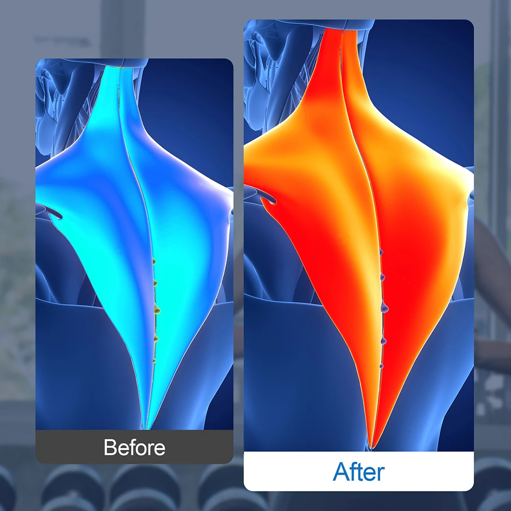 Wireless Fascia Massage Gun 22 Heads Body Massage Gun High Frequency Vibration Back Waist Shoulder Leg Thigh Fascia masajeador