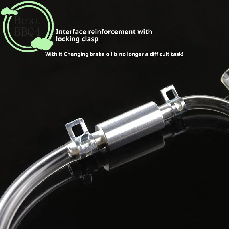 (BBQ4)1PC 자동차 클러치 브레이크 블리더 호스 유압 클러치 단방향 밸브 튜브 블리딩 도구 교체 어댑터 자동차 액세서리