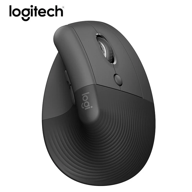 Logitech MX Vertical Wireless Mouse – Ergonomic Design Reduces Muscle  Strain, Move Content Between 3 Windows and Apple Computers, Rechargeable