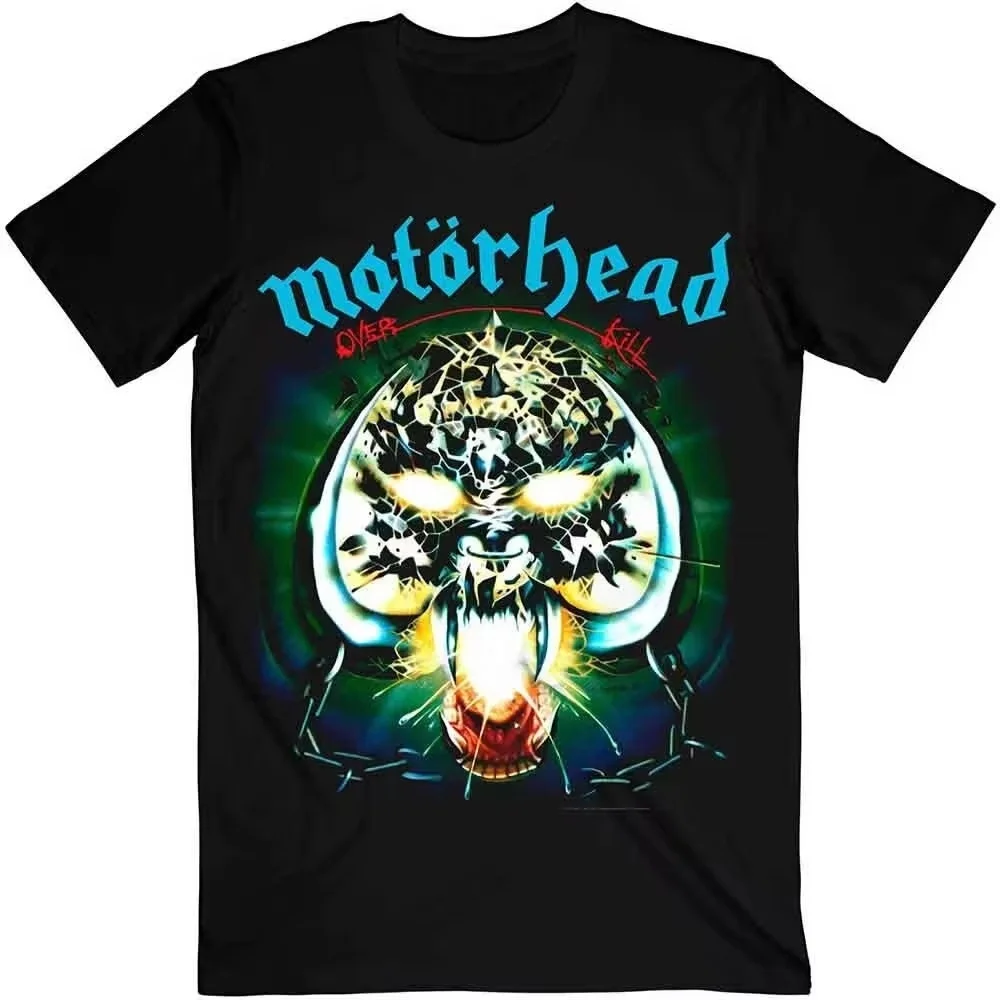 Sommer 2026 Heißes Legendäres Britisches Heavy-Metal-Band Motorhead Themen-Outdoor-Freizeit-Modisches Herren-Kurzarm-T-Shirt
