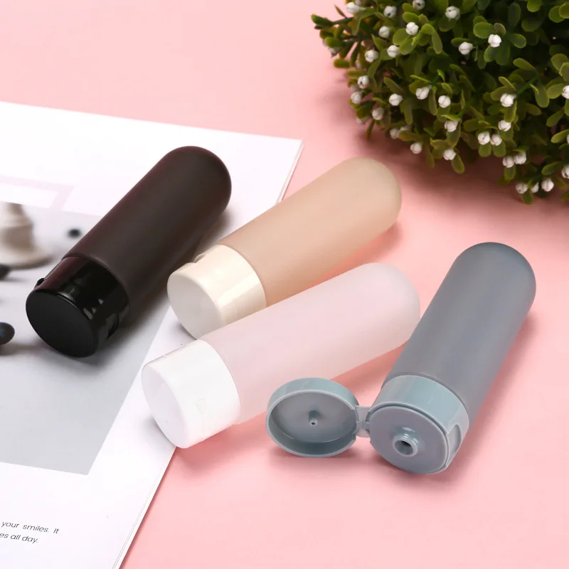60ml Portable Plastic Tubes Bottling Bottle Cylindrical Squeeze Bottles Travel Cosmetic empty bottle for Shampoo and Shower Gel
