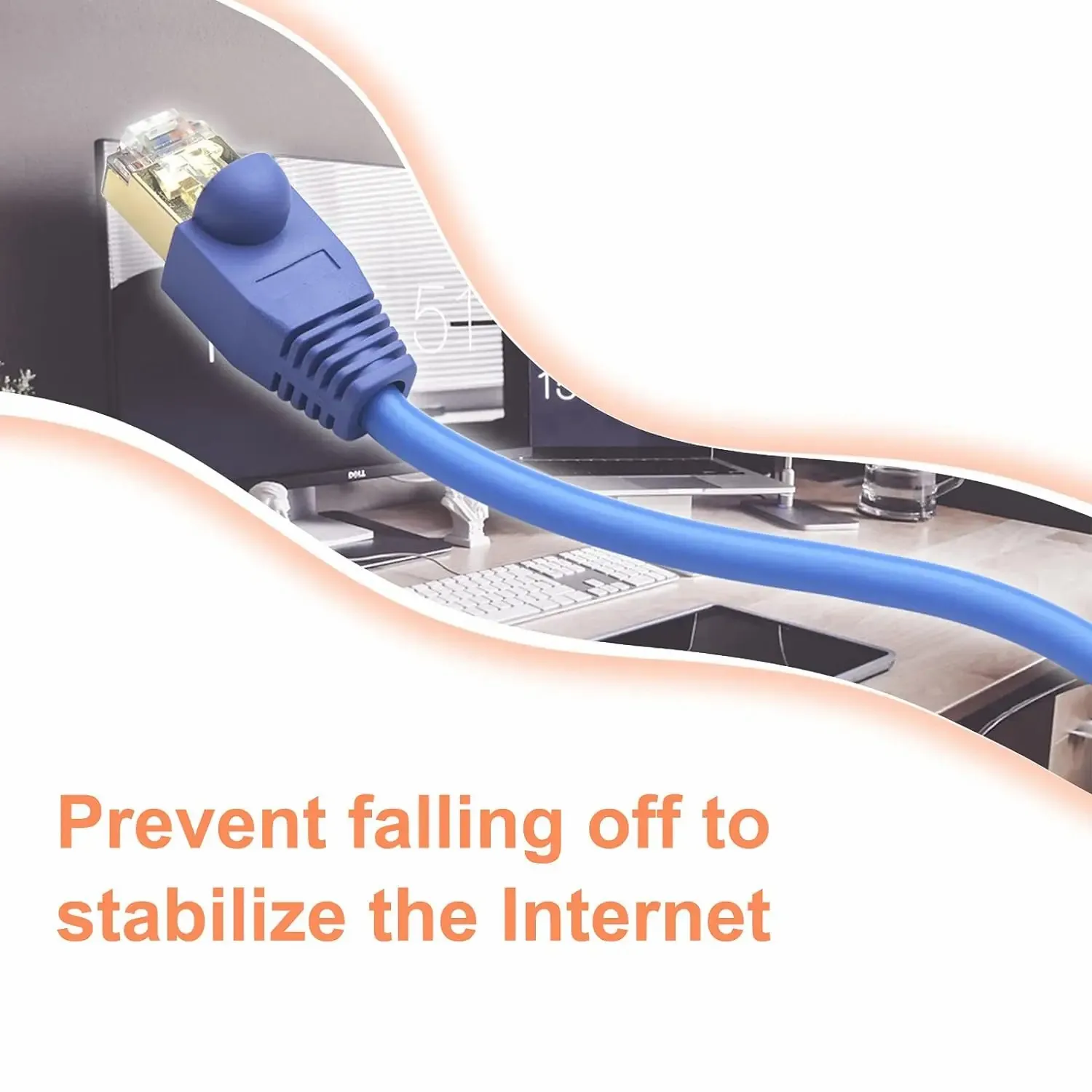 WoeoW 이더넷 네트워크 케이블, 스트레인 릴리프 부츠, 케이블 커넥터 플러그 커버, RJ45, CAT6, CAT6E, CAT5, CAT5E, OD 6.0mm