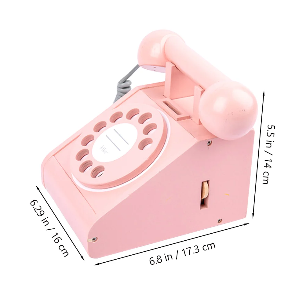 Telephone Kid Phones Interaction Plaything Photo Prop Small Toy Simulated Child