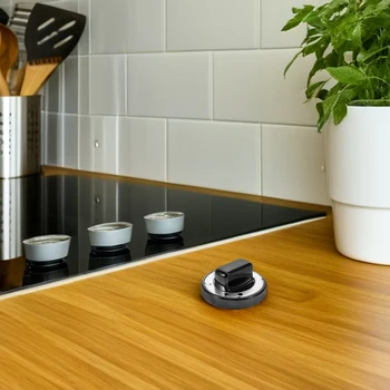 Alternative view of 2pcs Oven Knobs For Commercial Kitchen Appliances Stylish Stove Control Buttons Universal Cooker Knobs For Gas Grills And Ovens