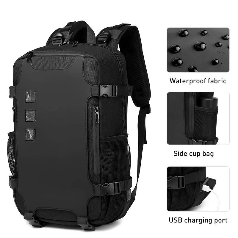 

OZUKO New Large Capacity Men Backpacks 15.6" Laptop Backpack Teenager Schoolbag Backpack Outdoor Waterproof Male Travel Mochilas